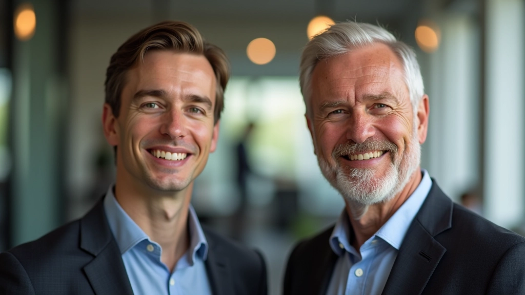 Ältere Menschen und junge Arbeitnehmer in verschiedenen Altersgruppen symbolisieren den demografischen Wandel