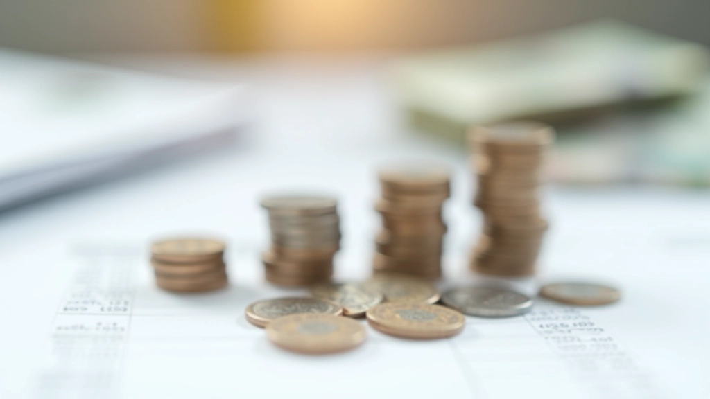 Grafische Darstellung mit Geldmünzen und Pfeilen nach oben, die das Wachstum von Riester-Beiträgen visualisiert
